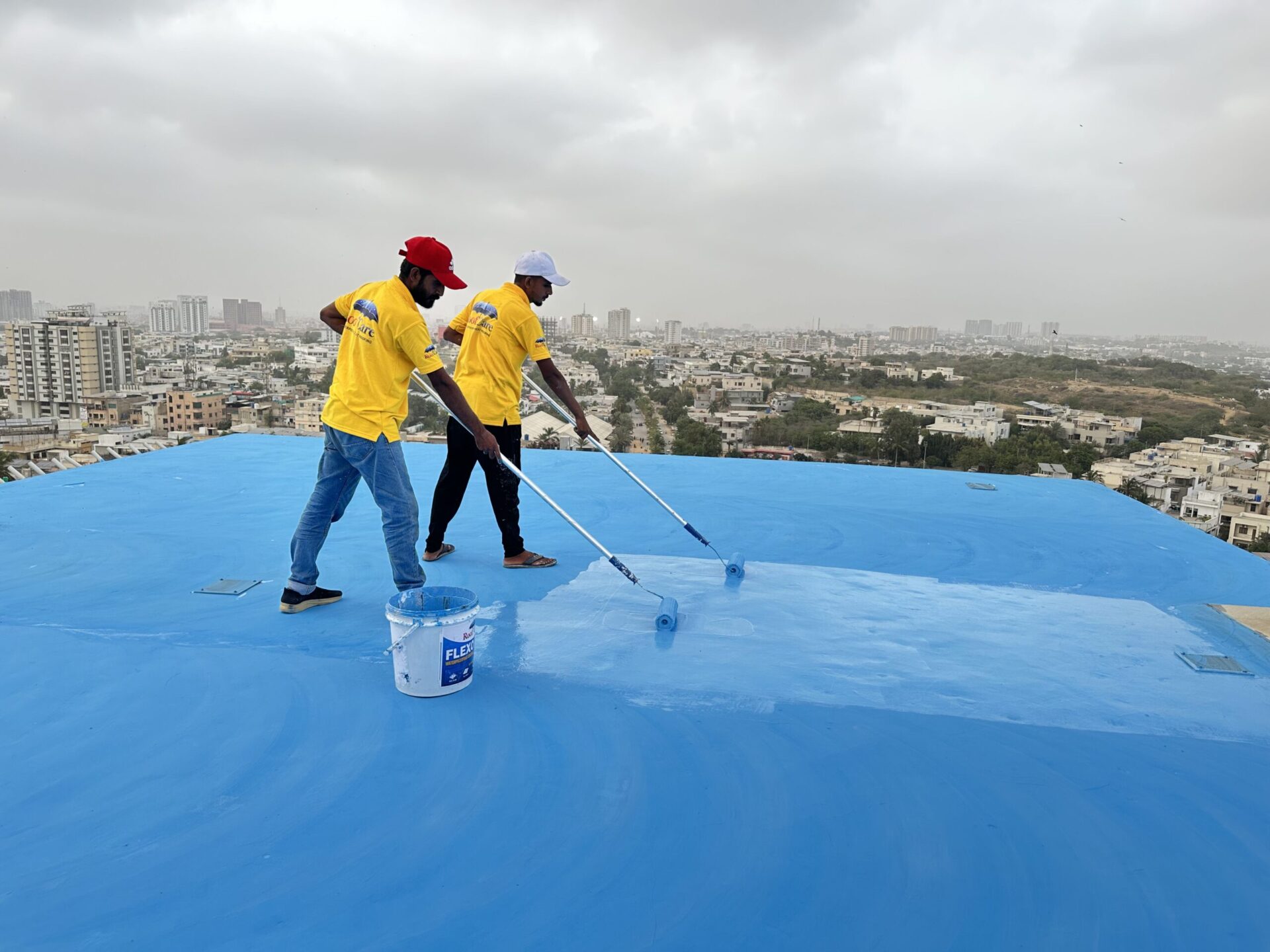 ROOF WATERPROOFING SERVICES Roof Care Waterproofing roof waterproofing services protect your buildings from water damages and leakage solution create a durable barrier against rain moisture and humidity ensuring the longevity of your building roofs waterproofing is an issue that leads to leakage in all types of Due to this, rainwater enters the room through the roof which eventually causes the roof to weaken Roof Care Bringing a complete solution to roof leakage We use various types of high-quality materials to make your roof fully waterproof and protected Completely For Water Leakage